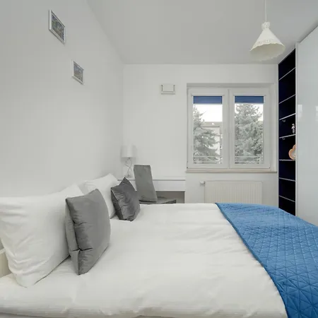 Apartmán Klimasa White&blue With Balcony In By Renters *