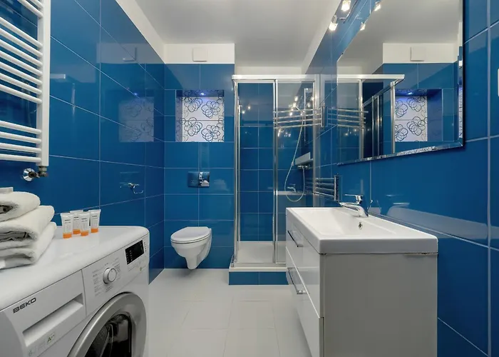 Apartmán Klimasa White&blue With Balcony In By Renters *