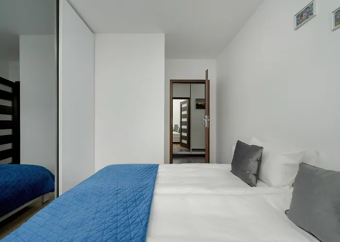 Apartmán Klimasa White&blue With Balcony In By Renters *